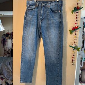 EUC LEVIS STRAUSS 505 Straight Leg Denim Jeans 34X30.